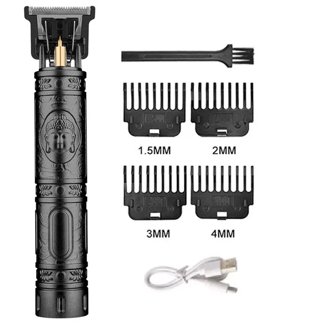 Vintage Hair Clipper Cordless Trimmer portable USB Fast Charging Hair Cutting Machine Electric Shaver Barber Professional Barber
