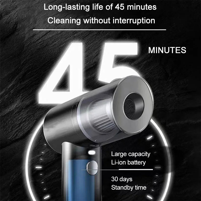 Wireless Handheld Car Vacuum Cleaner High Power Rechargeable Household Mini Vacuum Cleaner