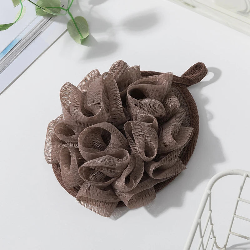 Bath Scrubber For Body Loofah Ball Shower Body Wash Ball Massage Bath Flower Towel For Body Best Body Scrub For Shower Bath Tool